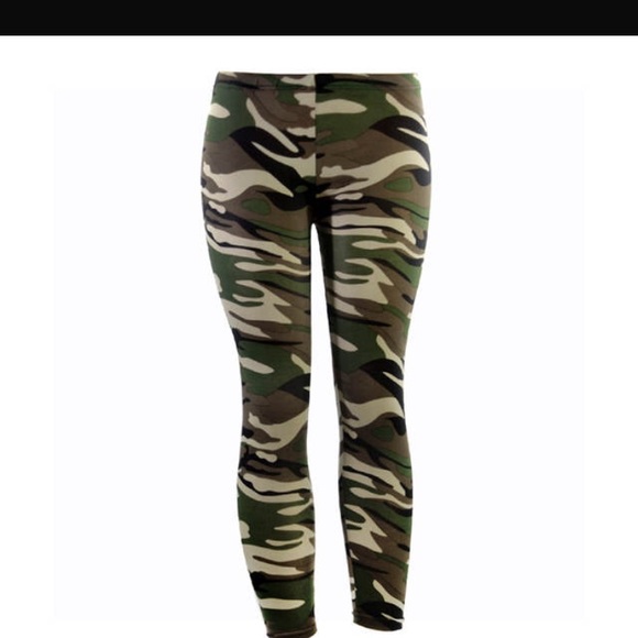 Camo High Rise Leggings - Picture 4 of 6